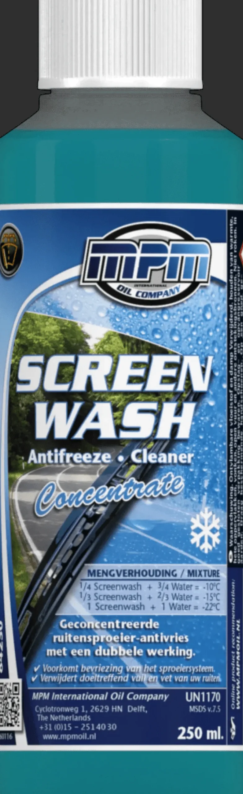 250 ml winter ruitensproeiervloeistof