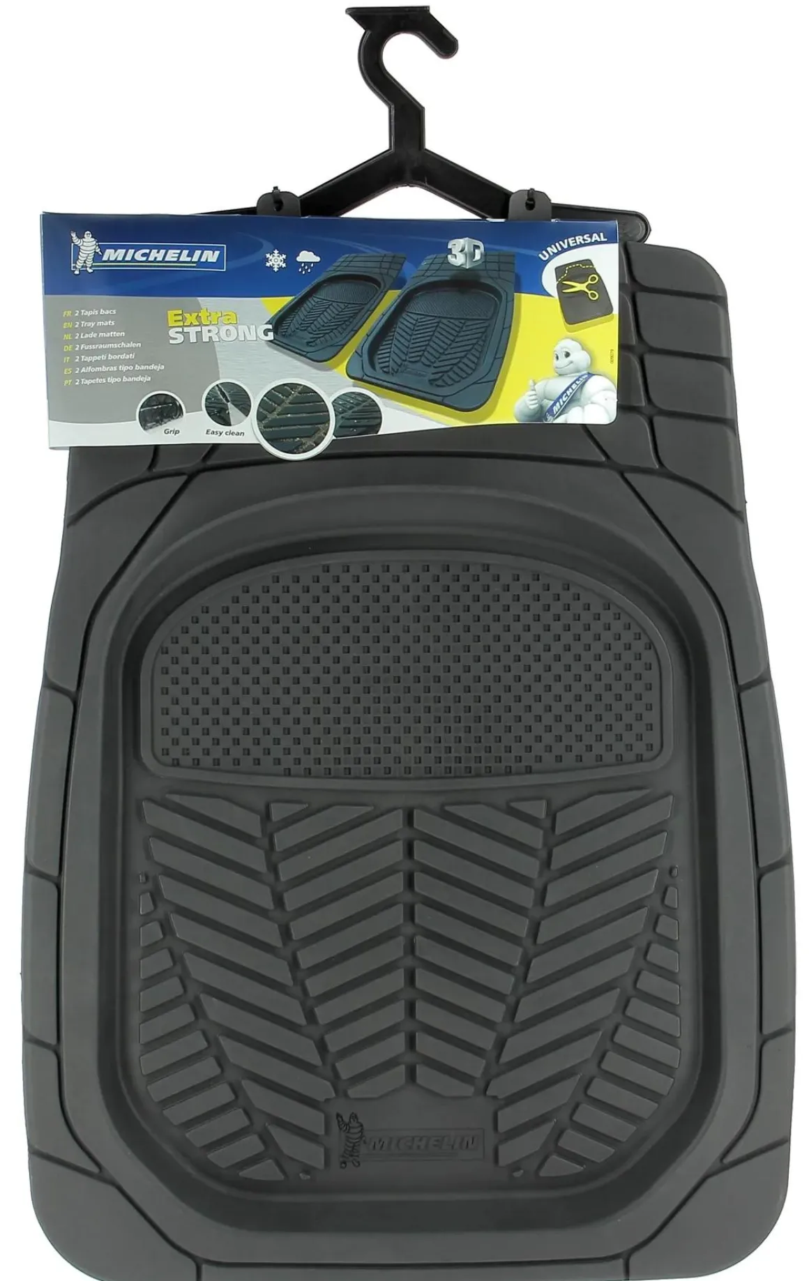 2 Universele Automatten 3D - Rubber