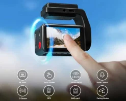 A4 4K Touch Wifi GPS 2CH 64gb dashcam