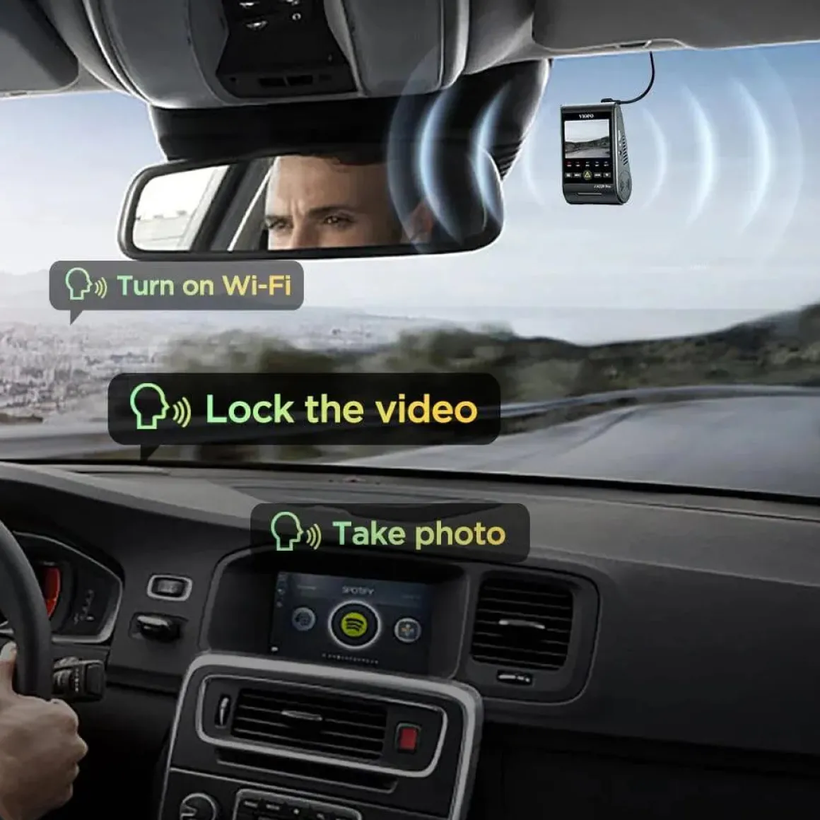 A229 Pro 2CH 4K Wifi GPS dashcam