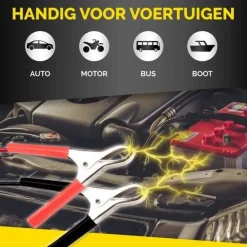 Acculader 6/12V 6 fasen IP65