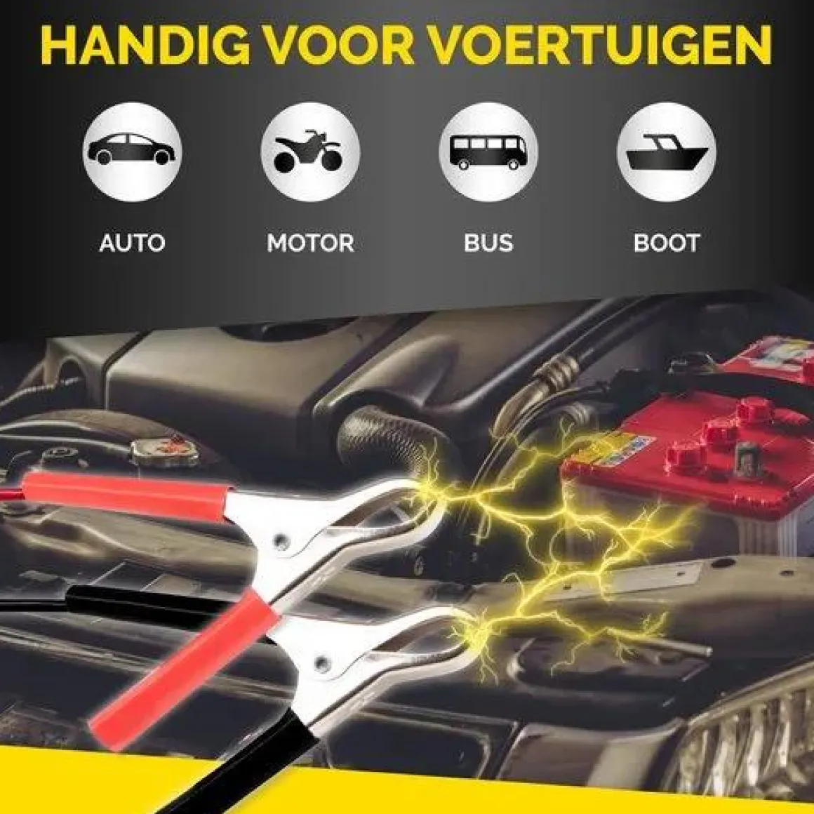Acculader 6/12V 6 fasen IP65
