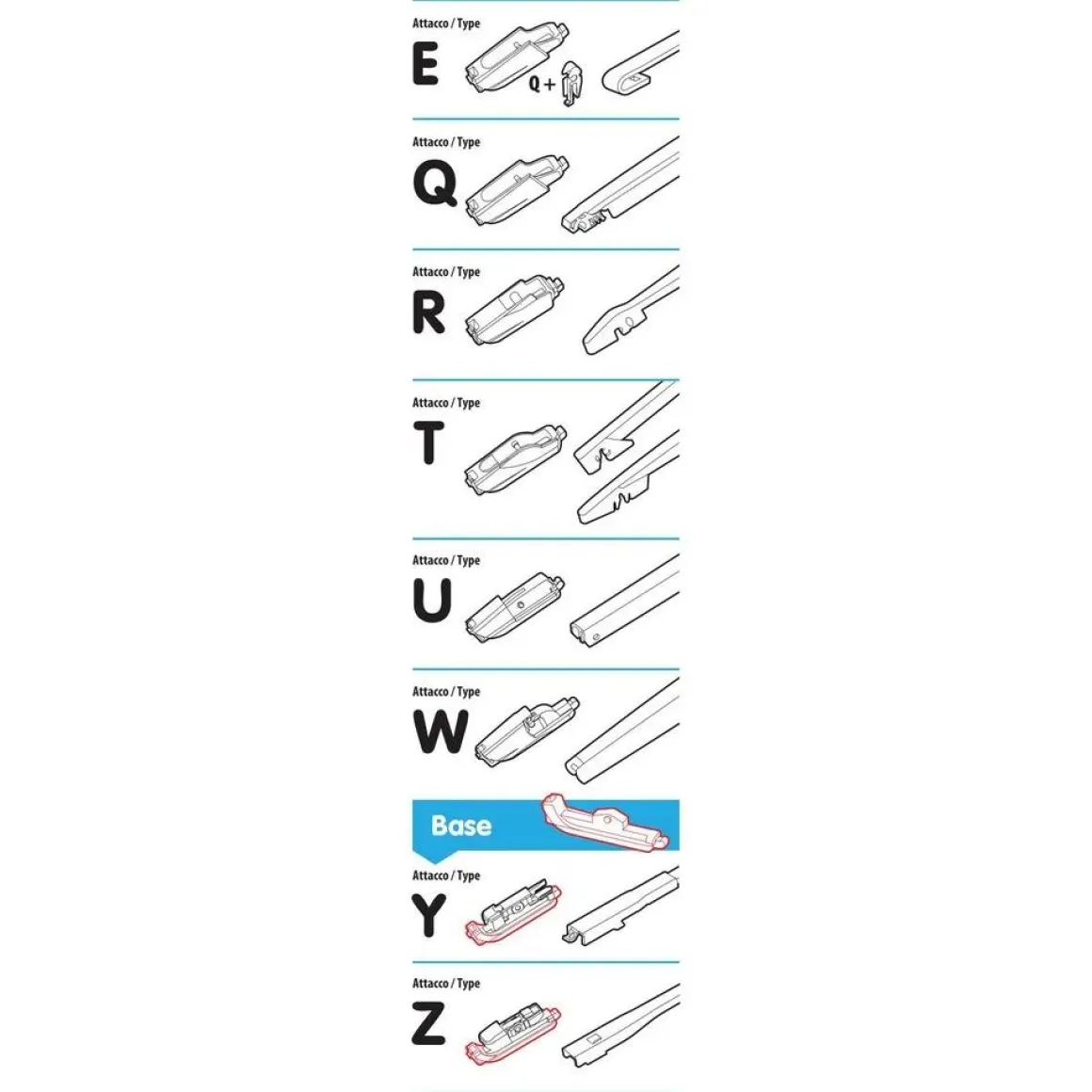 Achterruitenwisserblad - 28 cm