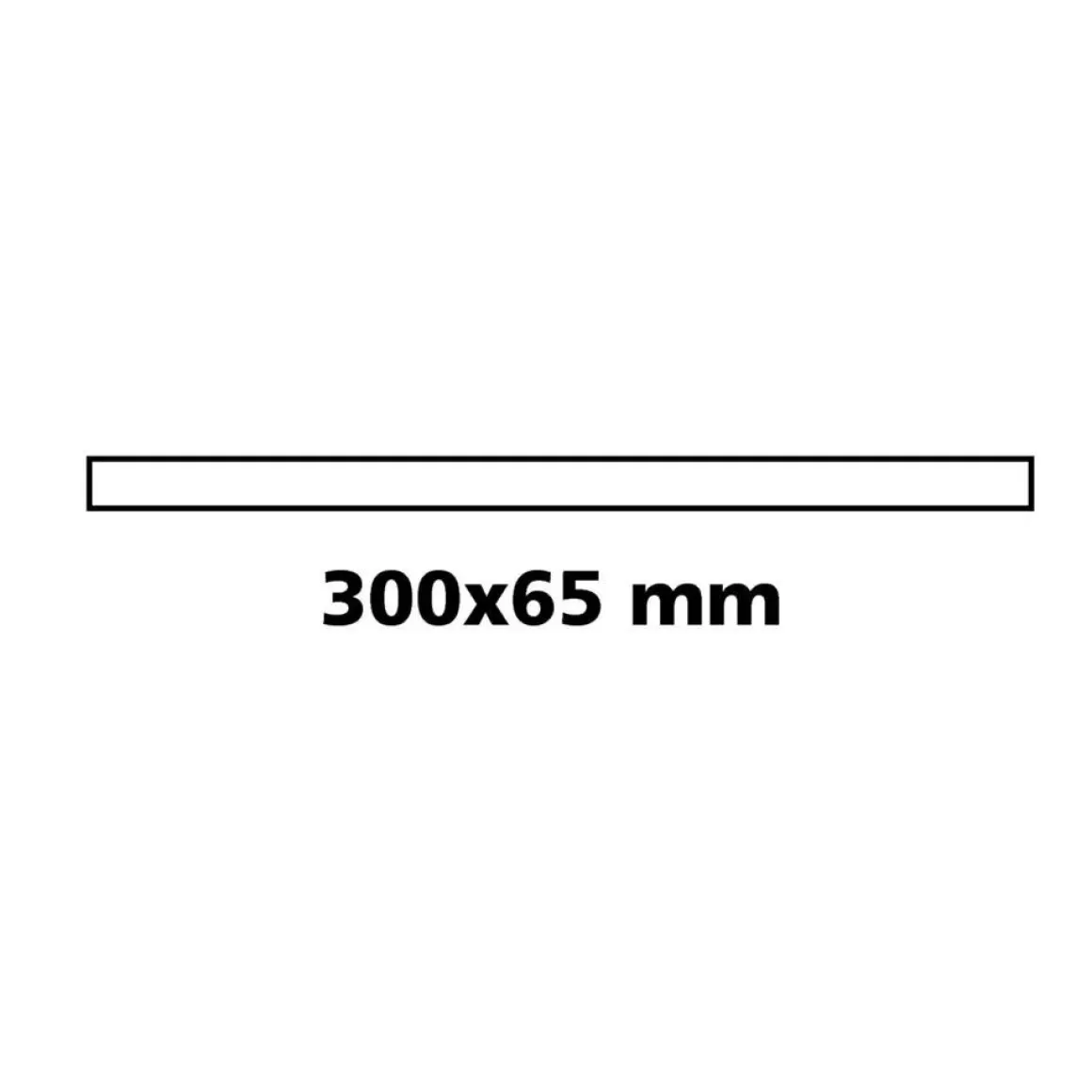 Achteruitkijkspiegel - 300x65 mm
