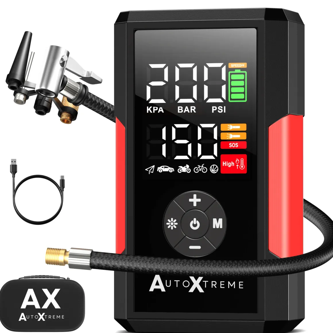 Air-200 - Luchtcompressor & Elektrische fietspomp