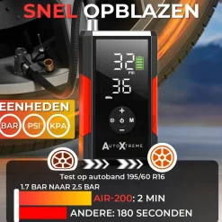 Air-200 - Luchtcompressor & Elektrische fietspomp