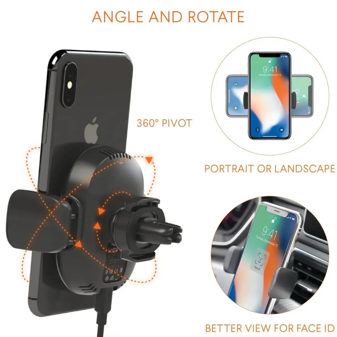 Airframe telefoon ventilatierooster