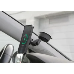Auto telefoonoplader met zuignap