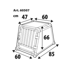 auto-hondenbench 60 x 85 x 86H cm