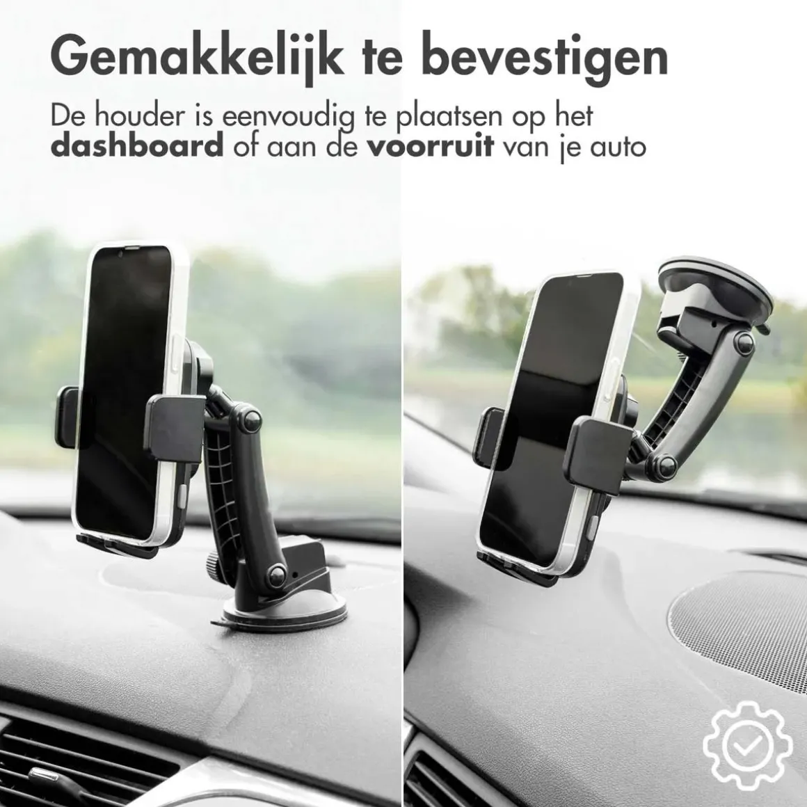 Autohouder - Dash / Raambevestiging