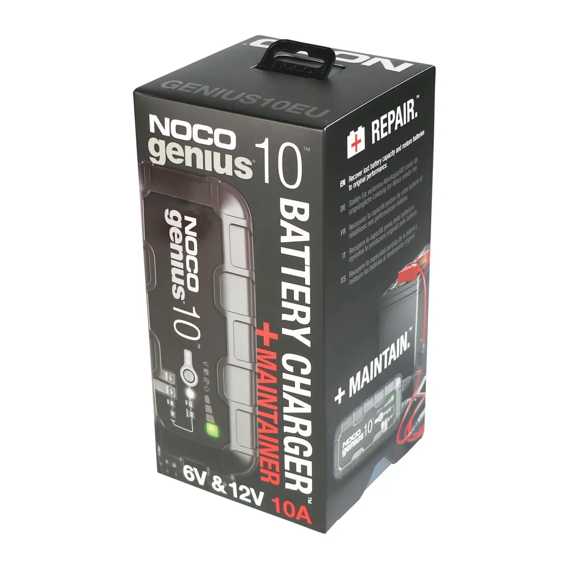 Automatische acculader voor lood en lithium-ion