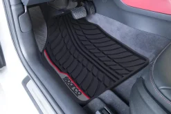 Automatten set - Rubber - Rood