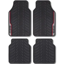 Automatten set - Rubber - Rood