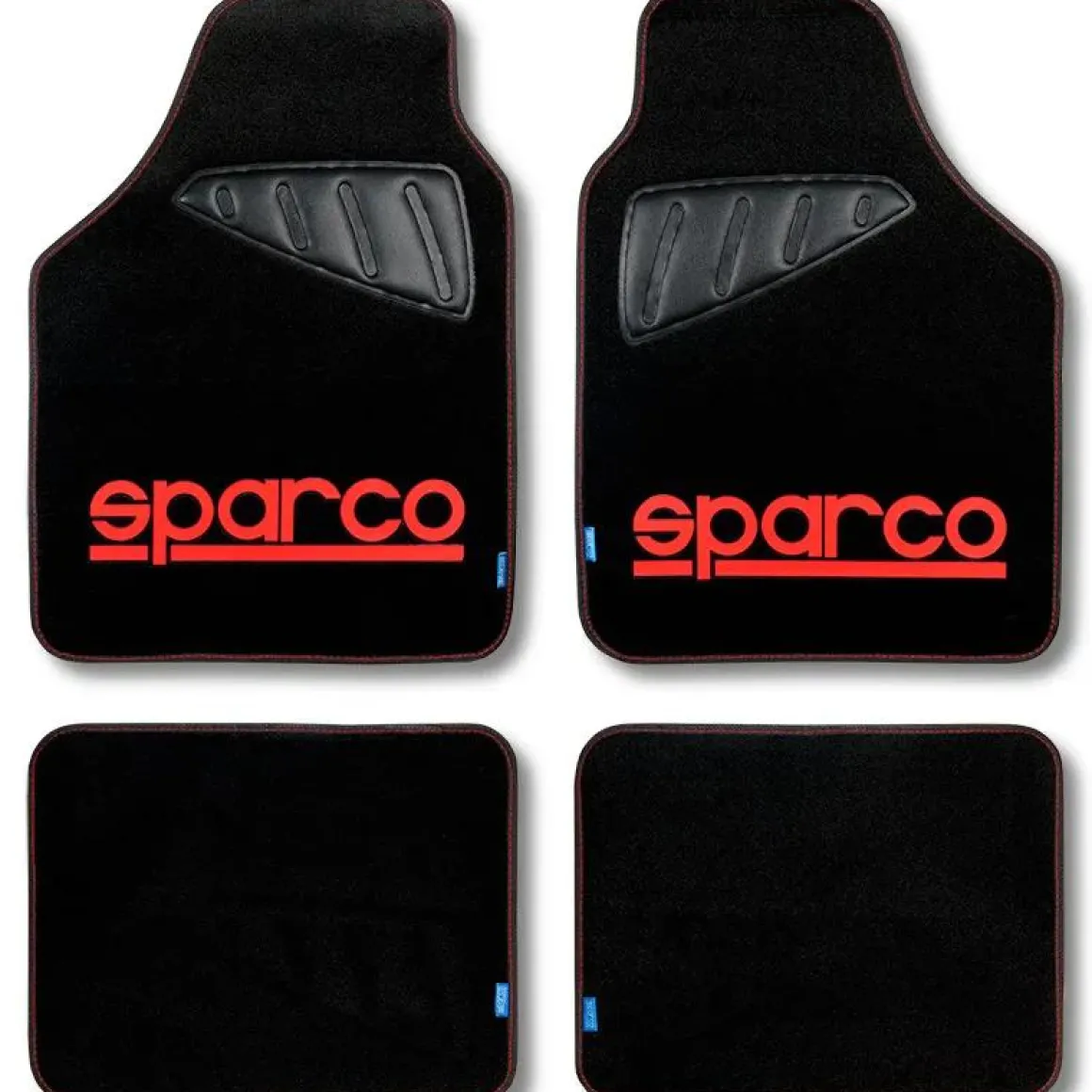 Automatten set Sparco - Stof - Rood