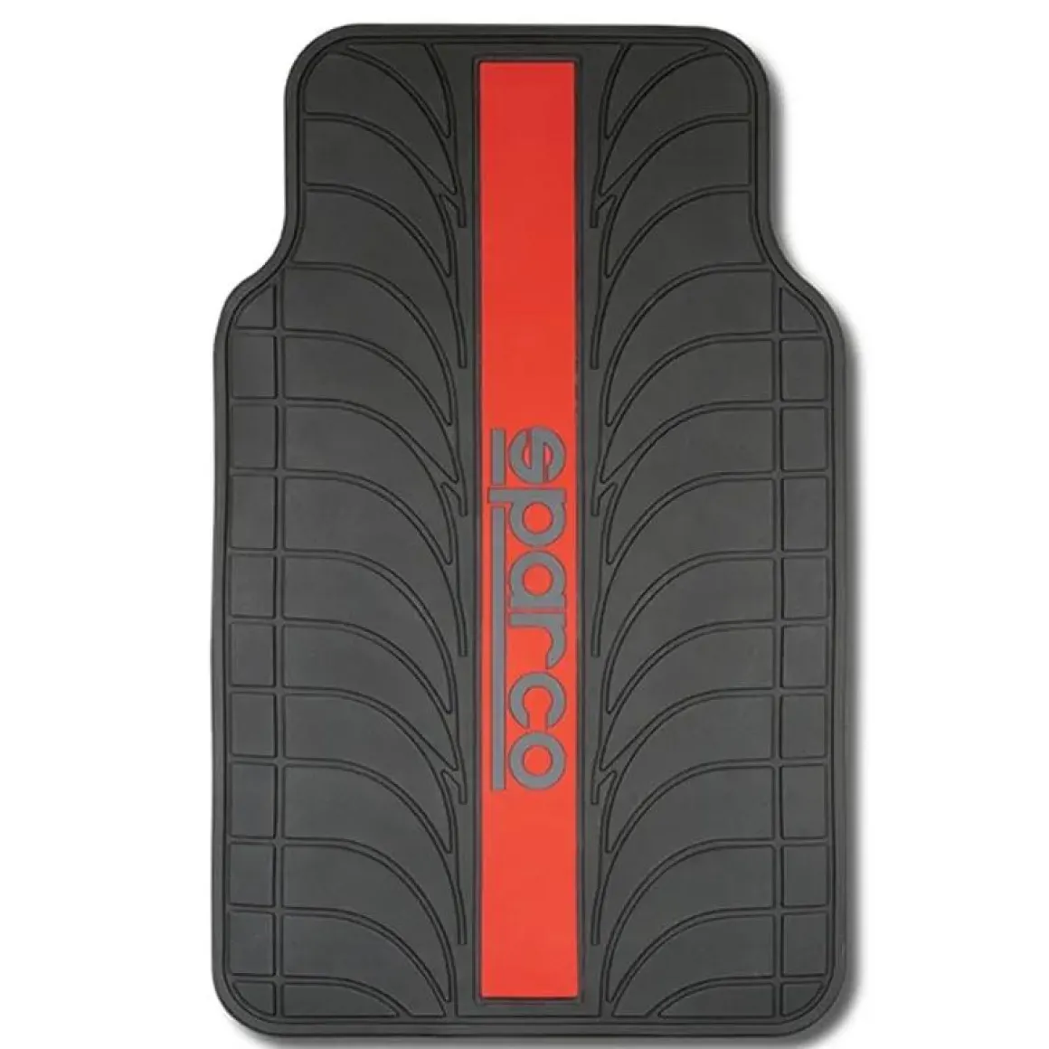Automatten Set Sparco Rubber - Rood