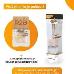 Autoparfum Hangend, Sandalwood Geurverfrisser