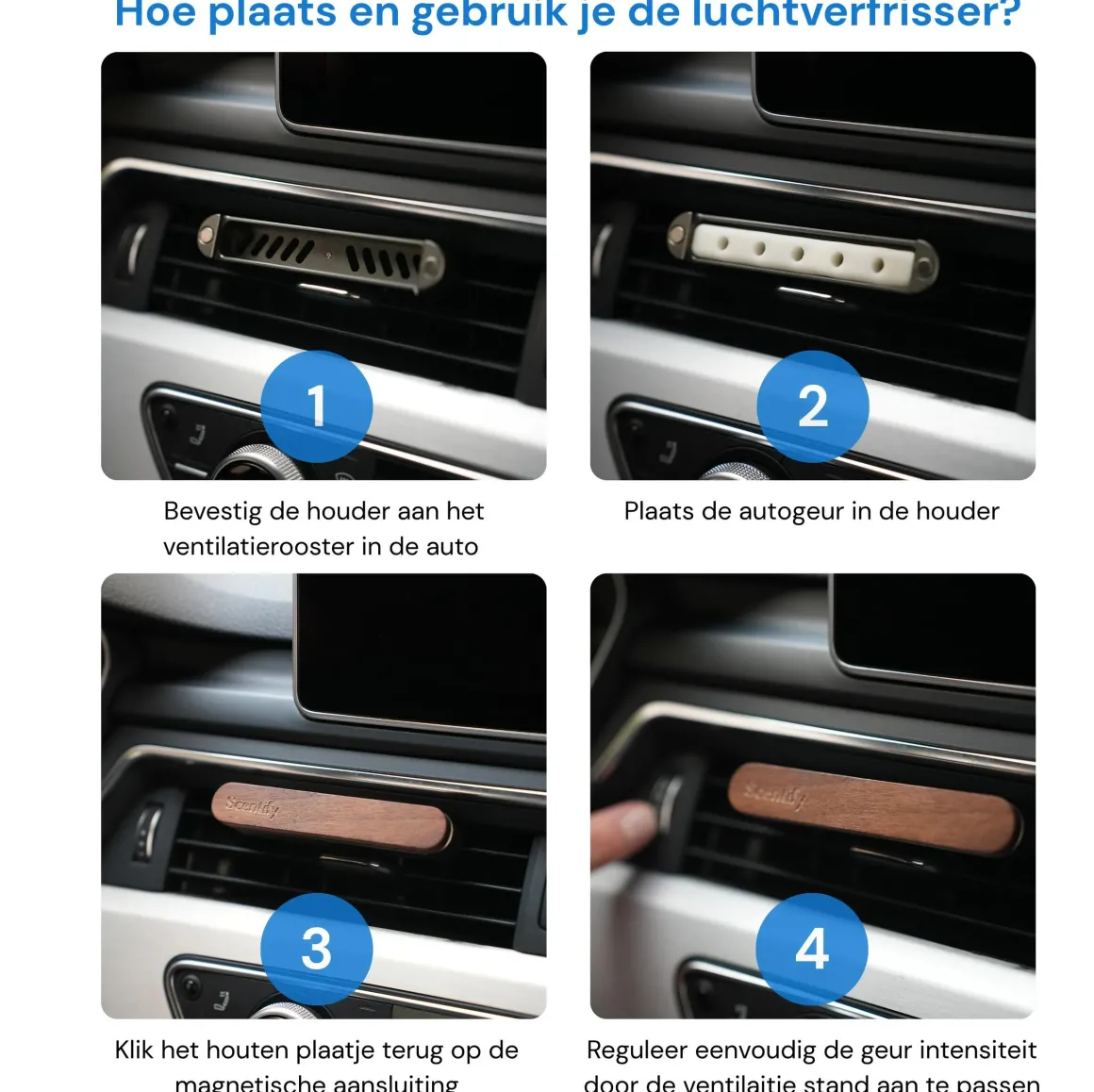 Autoparfum Inclusief 6 Geuren - Luchtverfrisser
