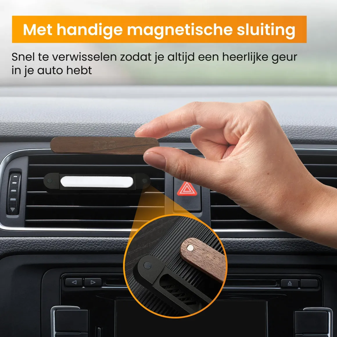 Autoparfum met houder incl. 2 Geurstaafjes