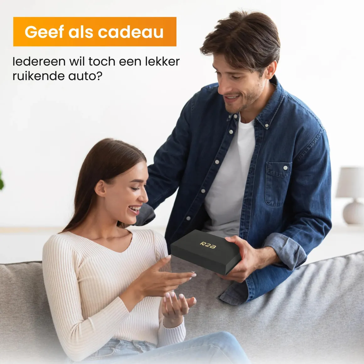 Autoparfum met houder incl. 2 Geurstaafjes