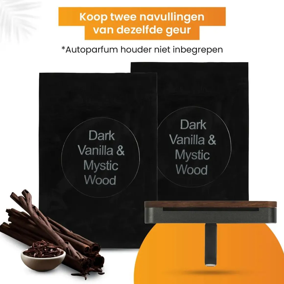 Autoparfum Navulling - Vanille & Mystiek Hout