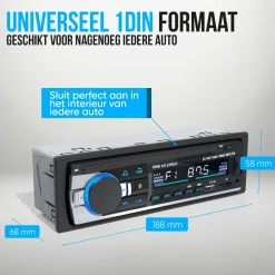 Autoradio met Bluetooth - 1DIN