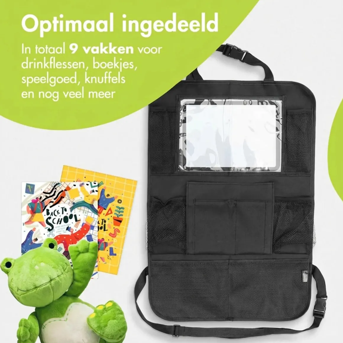 Autostoel Organizer met Tablethouder - 2-Pack