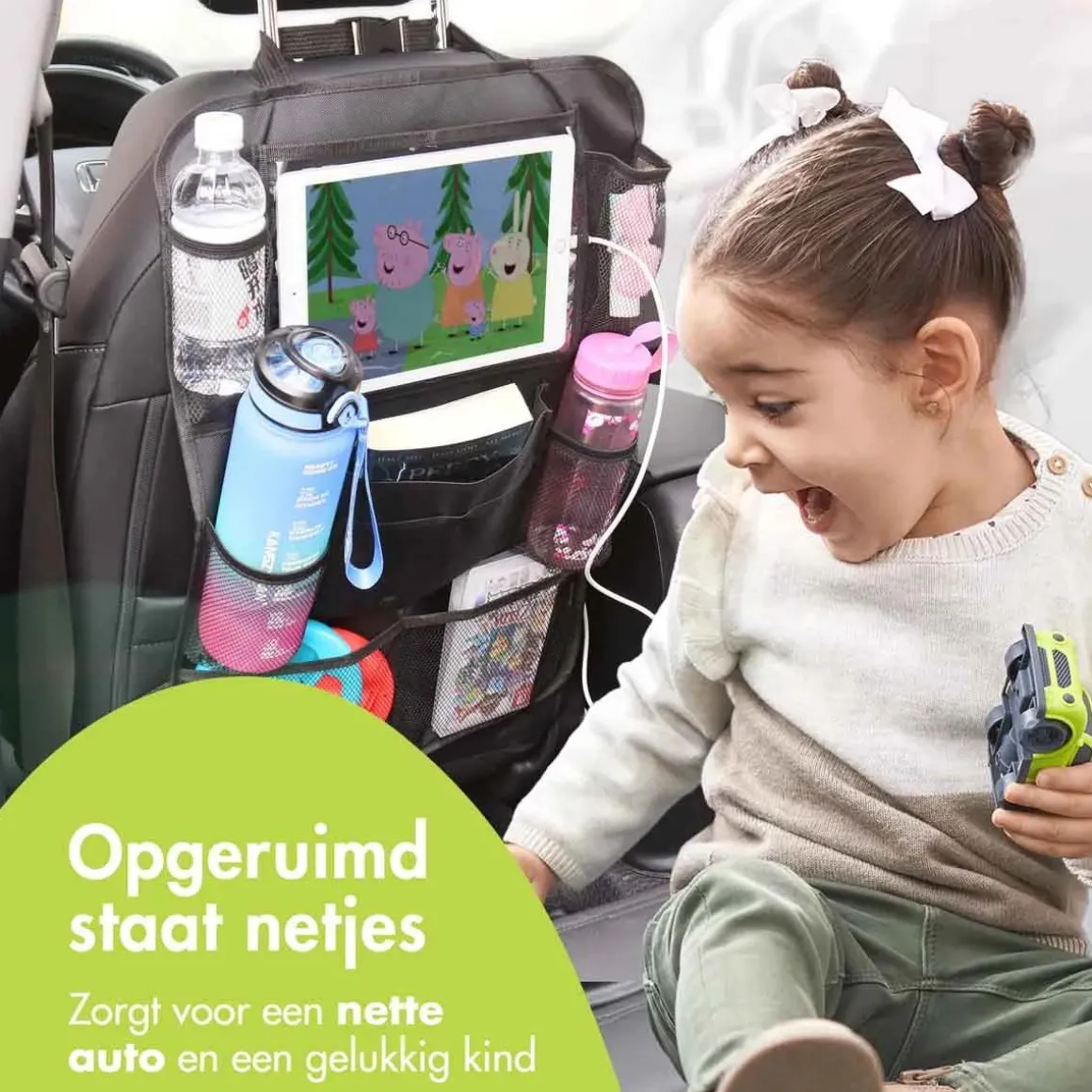 Autostoel Organizer met Tablethouder