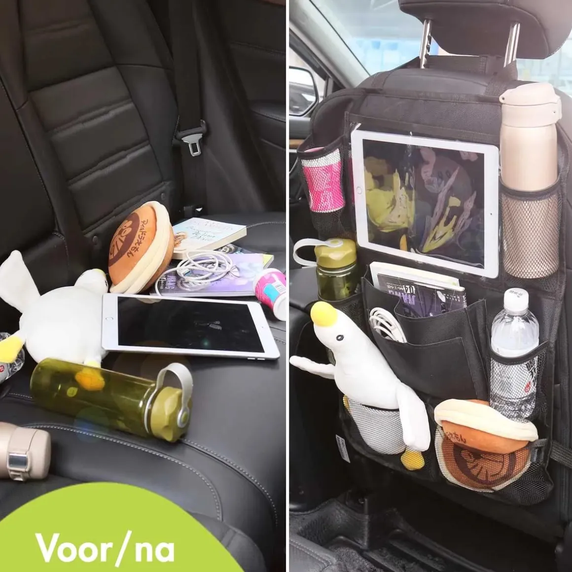 Autostoel Organizer met Tablethouder