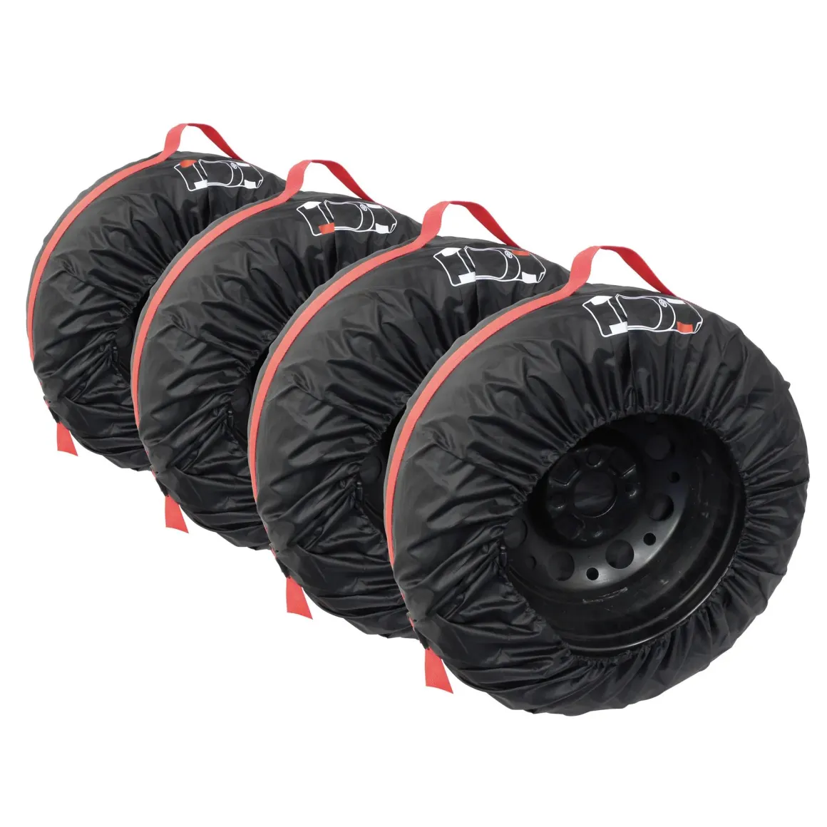 Bandenhoezen voor opslag tot 16 inch