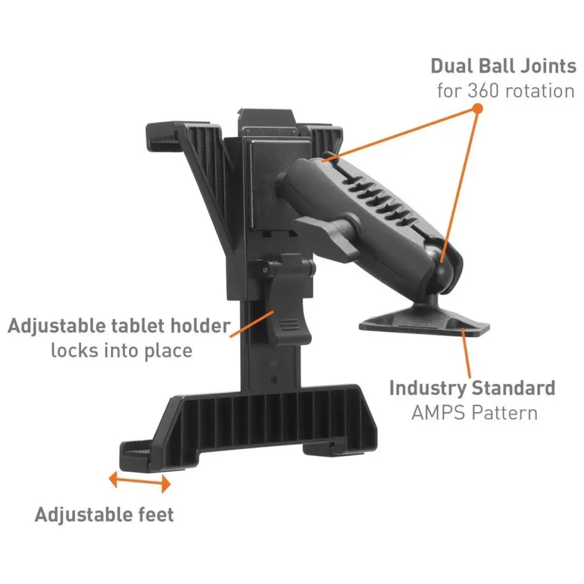 Bizmount universele tablethouderset