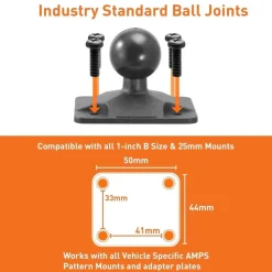 Bizmount universele tablethouderset