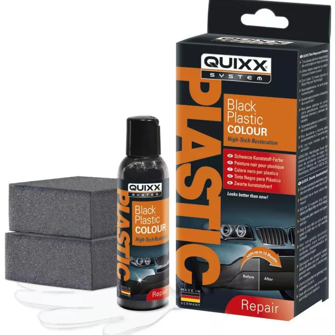 Black Plastic Colour / Kunststofzwart 75ML