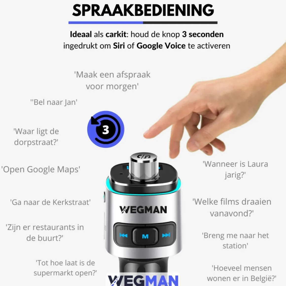 Bluetooth FM Transmitter - Carkit