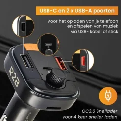 Bluetooth FM Transmitter Auto - Autolader