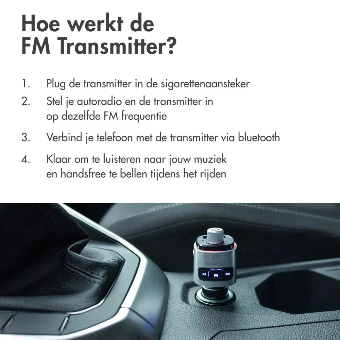 Bluetooth FM Transmitter Zender