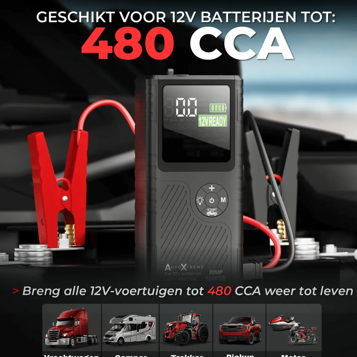Boost Air Micro - Compressor Jumpstarter - 480CCA