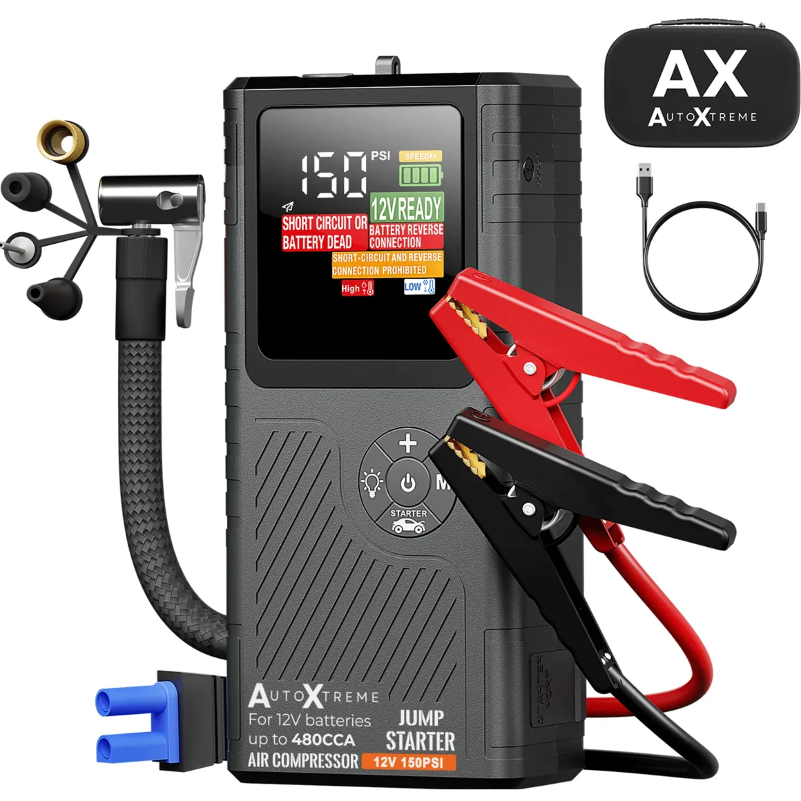 Boost Air Micro - Compressor Jumpstarter - 480CCA