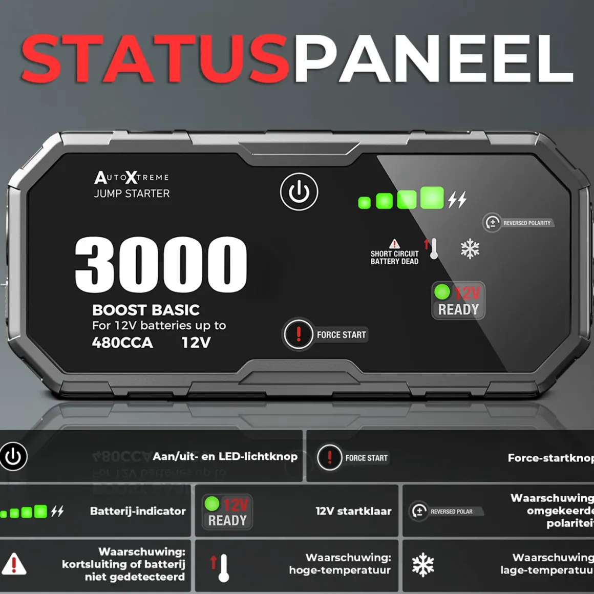 Boost Basic - Jumpstarter & Starthulp - 480CCA