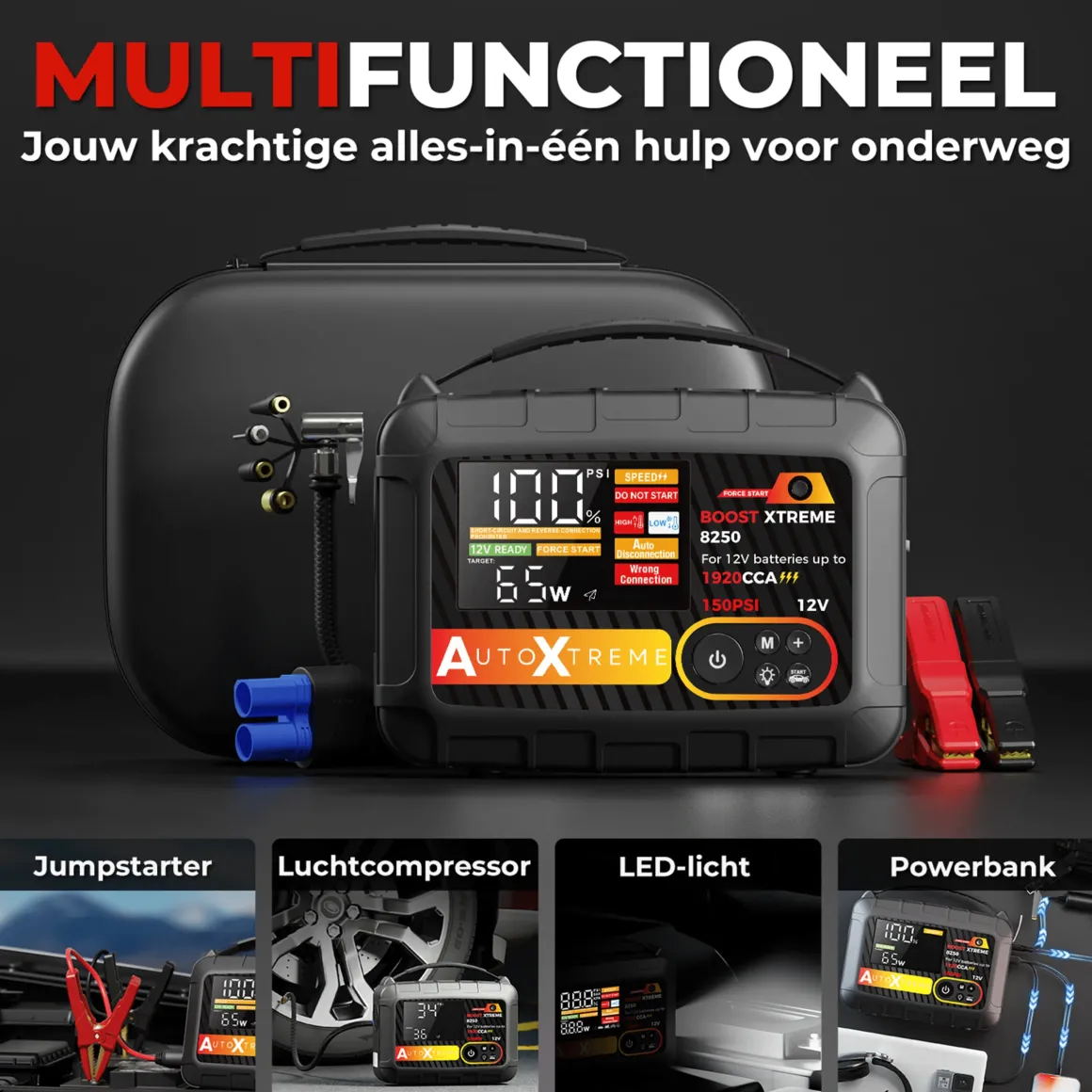 Boost Xtreme - Compressor Jumpstarter - 1920CCA