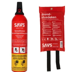 Brandblus box Sprayblusser 750ml en blusdeken