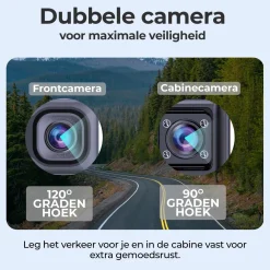 CCT2500 Dashcam - FullHD - Dual - 120° Groothoek