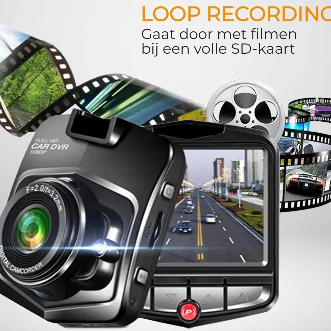 CCT1230 Dashcam - FullHD - Loop Opname