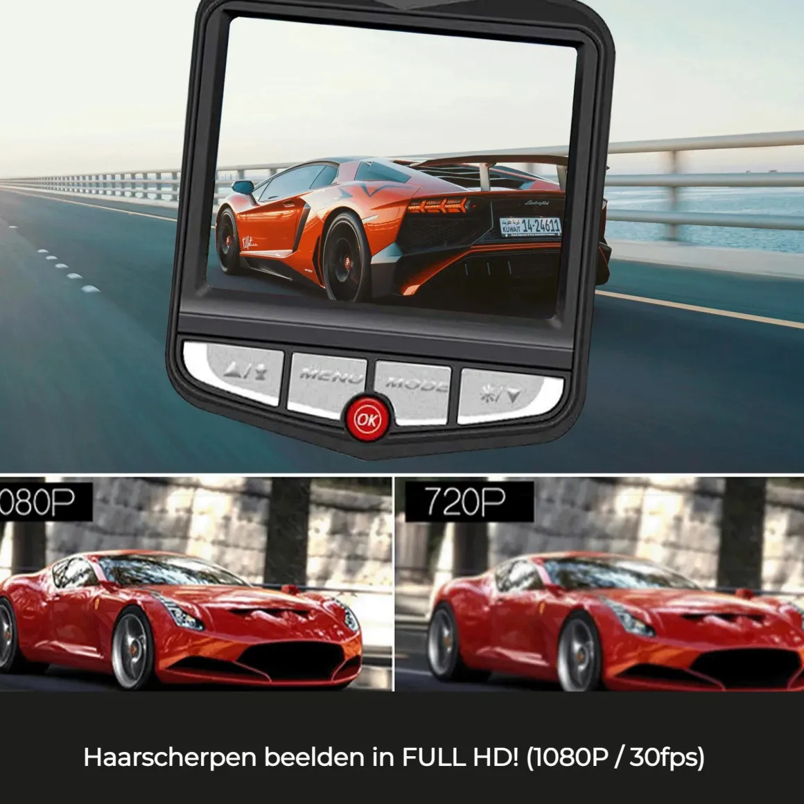 CCT1230 Dashcam - FullHD - Loop Opname