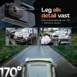 2CH Dashcam - WiFi GPS 4K 64GB - X30 Pro Dashcam
