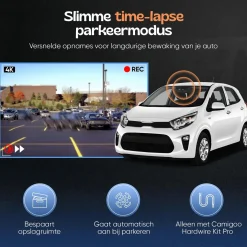 2CH Dashcam - WiFi GPS 4K 64GB - X30 Pro Dashcam