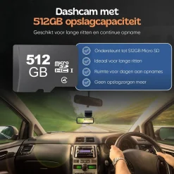 2CH Dashcam - WiFi GPS 4K 64GB - X30 Pro Dashcam