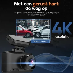 1CH Dashcam - WiFi GPS 4K 64GB - T8 Pro Dashcam