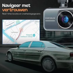 2CH Dashcam - WiFi GPS 4K 64GB - D1 Pro Dashcam