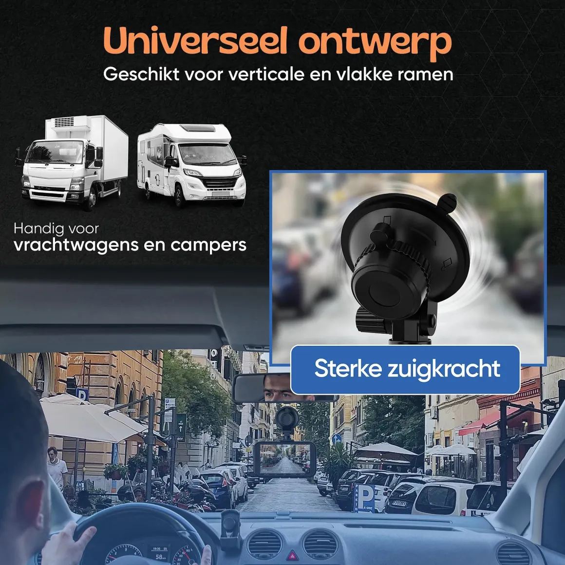 2CH Dashcam - WiFi GPS 4K 64GB - D1 Pro Dashcam