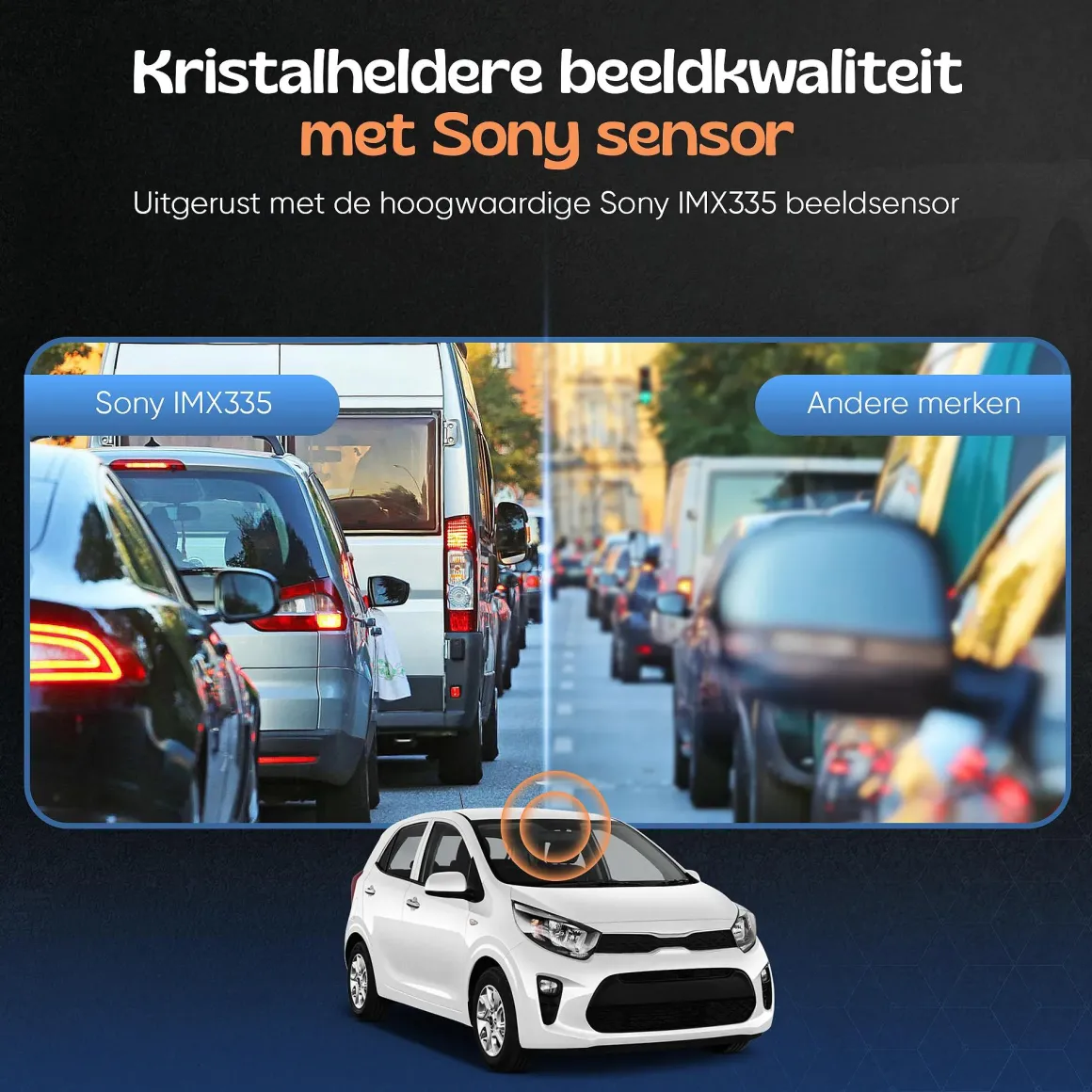3CH Dashcam - WiFi GPS 4K 64GB - M800 Pro Dashcam